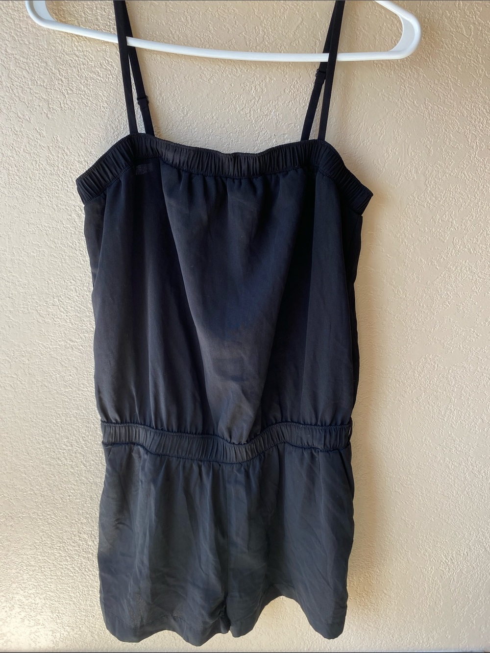 Black Women's Spaghetti-Strap Romper